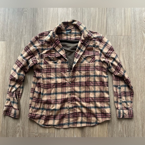 Columbia Other - Columbia Flannel Men's L Button Up Long Sleeve Plaid